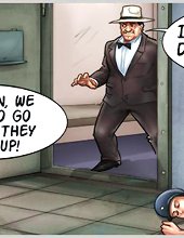 Come on, we need to go before these comic pusies wake up! I thought I'm done forever