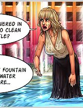 Very hot comic porn games with glam whore fucking strange cocks in the street