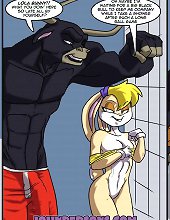 I am waiting for a big black bull to keep me company in a shower on john persons interracial comics
